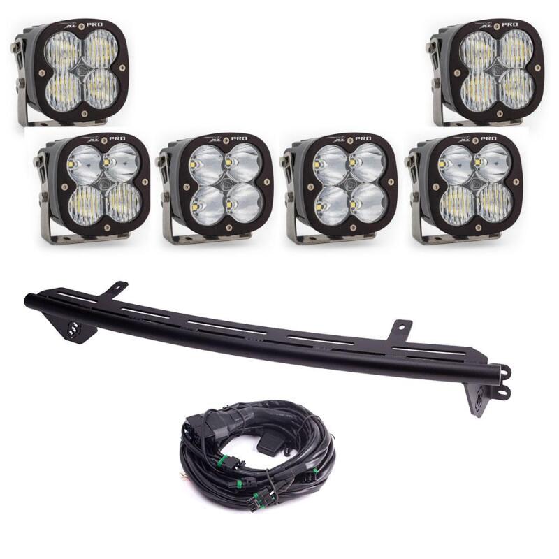 Baja Designs 23+ Ford Super Duty XL Pro Bull Bar Light Kit w/ Upfitter - Light Bars & Cubes - Baja Designs