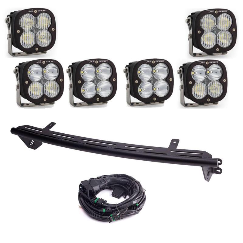 Baja Designs 23+ Ford Super Duty XL Sport Bull Bar Light Kit w/ Upfitter - Light Bars & Cubes - Baja Designs