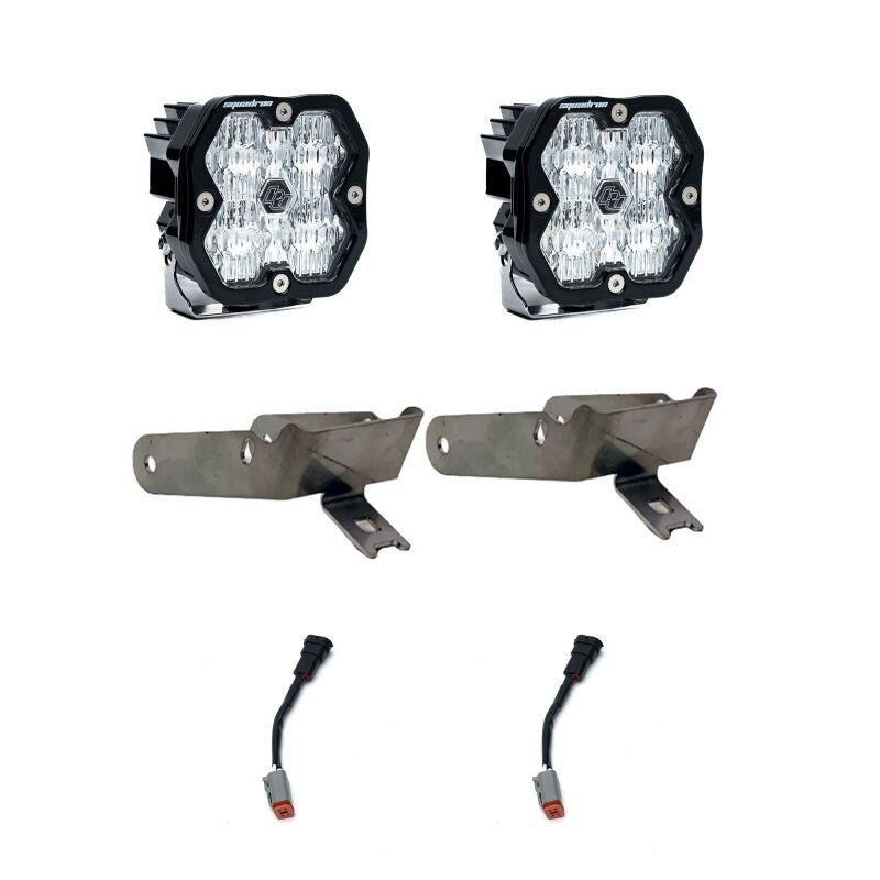 Baja Designs 99 - 10 Ford Super Duty Squadron 2.0 Sport Fog Pocket Kit - Fog Lights - Baja Designs