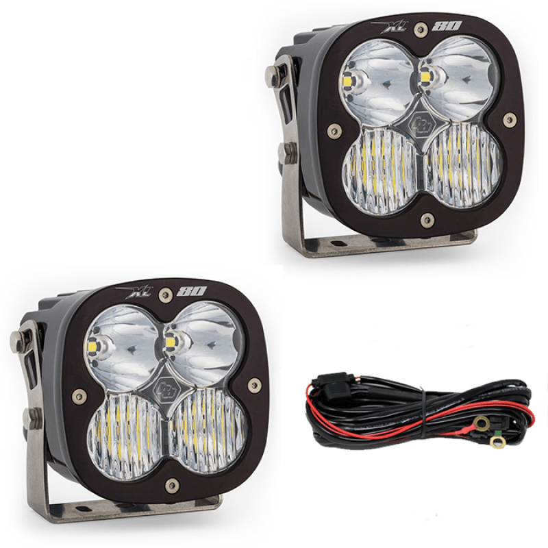 Baja Designs Jeep JL/JT Rubicon Steel Bumper LED Light Kit XL 80 - Light Bars & Cubes - Baja Designs