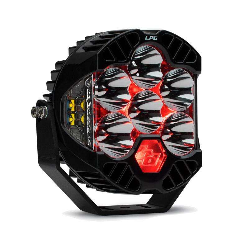 Baja Designs LP6 Pro Driving/Combo LED - Red - Light Bars & Cubes - Baja Designs