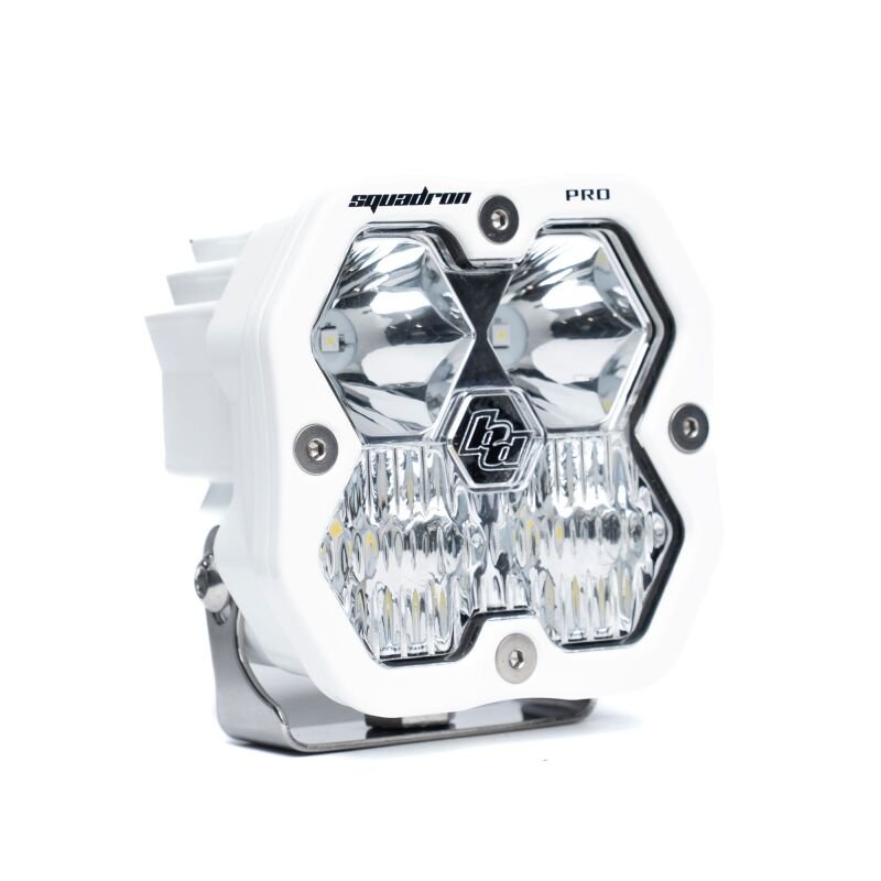 Baja Designs Squadron 2.0 Pro LED Driving/Combo - White Housing - Light Bars & Cubes - Baja Designs