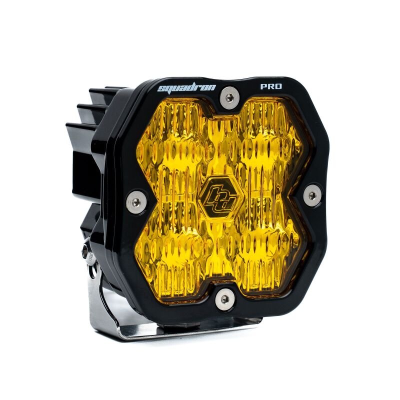 Baja Designs Squadron 2.0 Pro LED Wide Cornering (Single Light) - Baja Amber - Light Bars & Cubes - Baja Designs