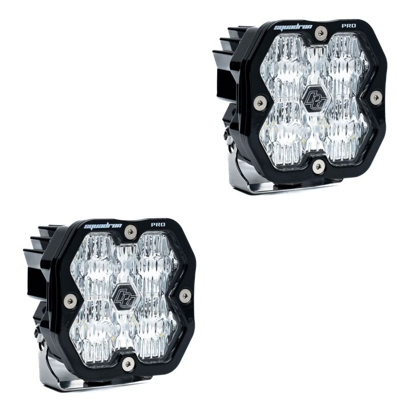 Baja Designs Squadron 2.0 Pro (Pair) LED Wide Cornering / No Harness - Light Bars & Cubes - Baja Designs