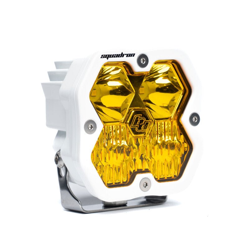 Baja Designs Squadron 2.0 Sport LED Driving/Combo - Baja Amber w/White Housing - Light Bars & Cubes - Baja Designs