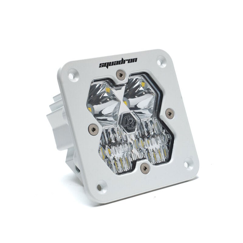 Baja Designs Squadron 2.0 Sport LED Driving/Combo (Flush Mount) - White Housing - Light Bars & Cubes - Baja Designs
