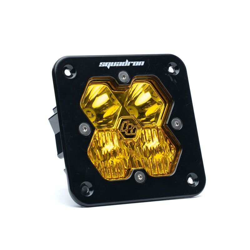 Baja Designs Squadron 2.0 Sport LED Driving/Combo (Single Light) - Baja Amber - Light Bars & Cubes - Baja Designs