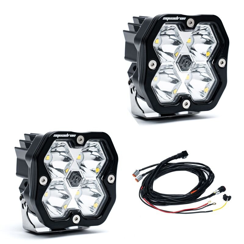 Baja Designs Squadron 2.0 Sport LED Spot (Pair) - Light Bars & Cubes - Baja Designs