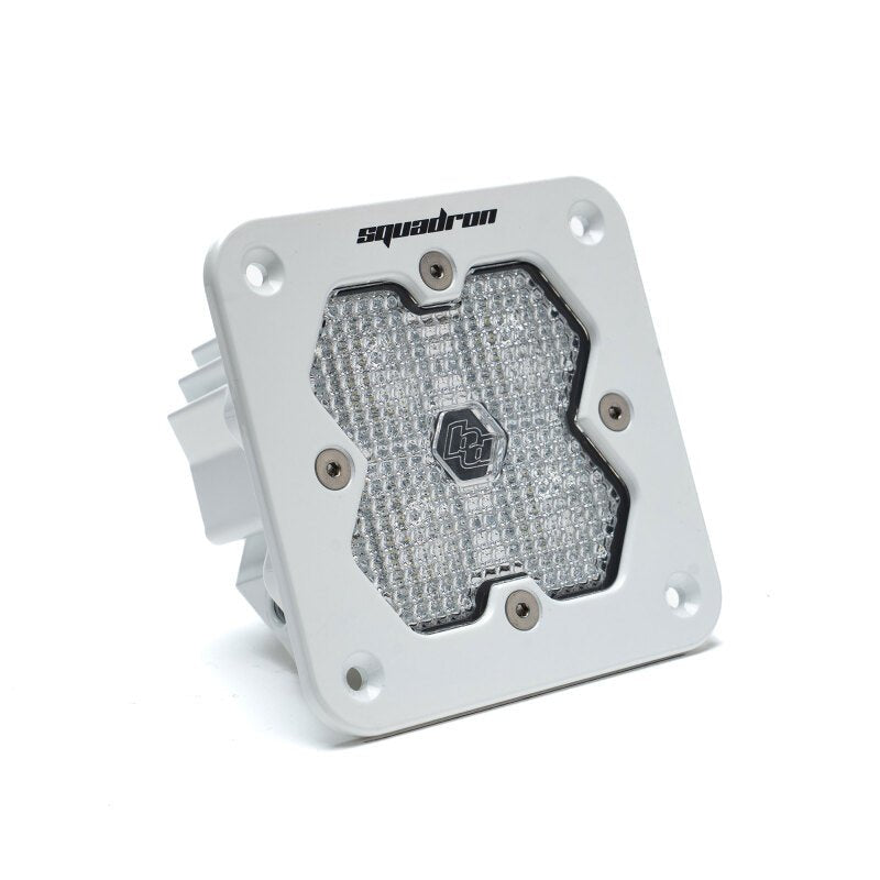 Baja Designs Squadron 2.0 Sport LED Work/Scene (Flush Mount) - White Housing - Light Bars & Cubes - Baja Designs
