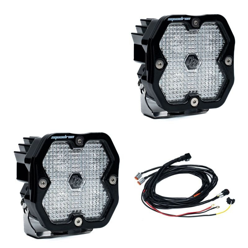 Baja Designs Squadron 2.0 Sport LED Work/Scene (Pair) - Light Bars & Cubes - Baja Designs