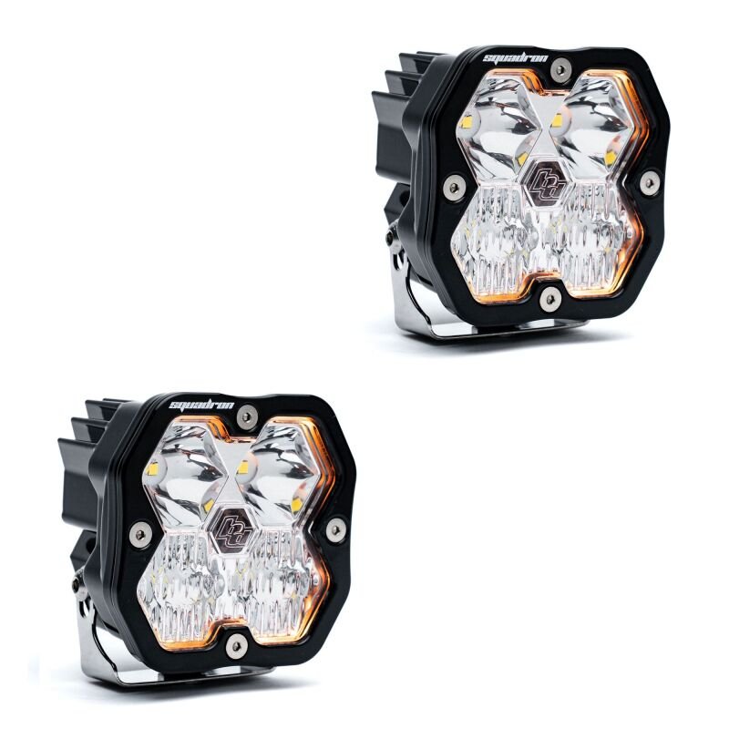 Baja Designs Squadron 2.0 Sport (Pair) LED Driving/Combo / No Harness - Light Bars & Cubes - Baja Designs