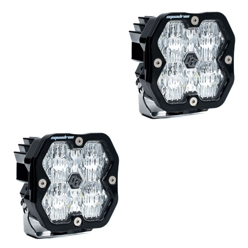 Baja Designs Squadron 2.0 Sport (Pair) LED Wide Cornering / No Harness - Light Bars & Cubes - Baja Designs