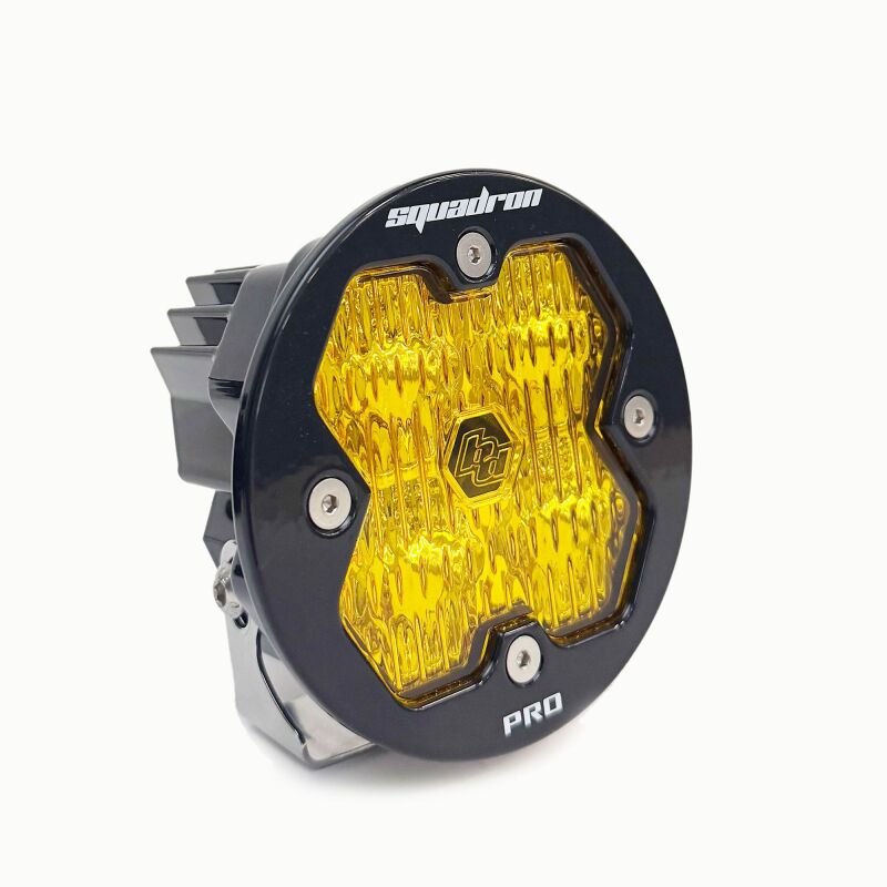 Baja Designs Squadron - R 2.0 Pro LED Wide Cornering (Single Light) - Baja Amber - Light Bars & Cubes - Baja Designs