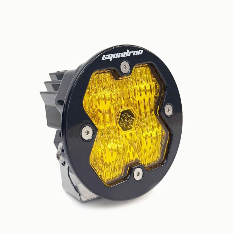 Baja Designs Squadron - R 2.0 Sport LED Wide Cornering (Single Light) - Baja Amber - Light Bars & Cubes - Baja Designs