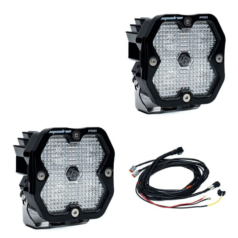 Baja Designs Squadron - R 2.0 Sport LED Work/Scene (Pair) - Light Bars & Cubes - Baja Designs