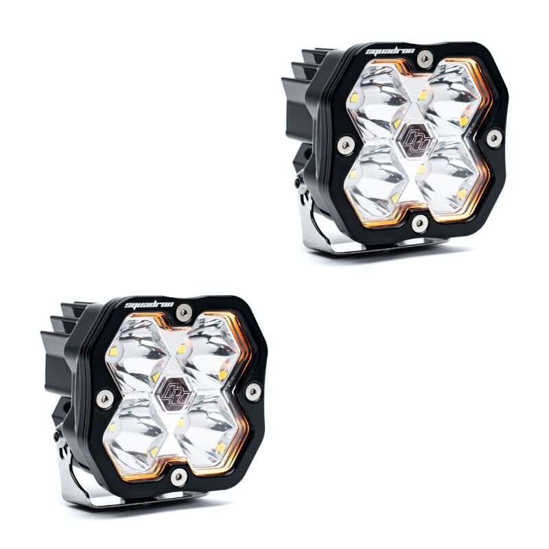 Baja Designs Squadron - R 2.0 Sport (Pair) LED Spot / No Harness - Light Bars & Cubes - Baja Designs