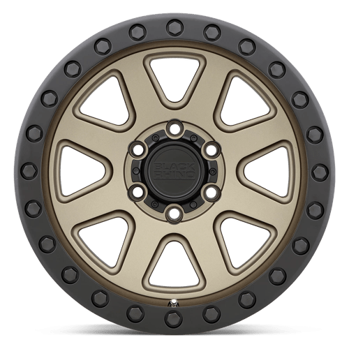 Black Rhino BAKER Matte Bronze W/ Black Ring 18x9 +12 6x139.7mm 112.1mm