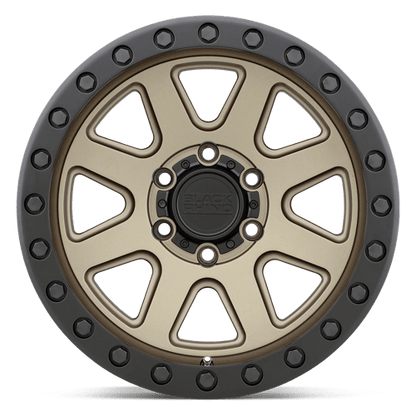 Black Rhino BAKER Matte Bronze W/ Black Ring 18x9 +12 6x139.7mm 112.1mm