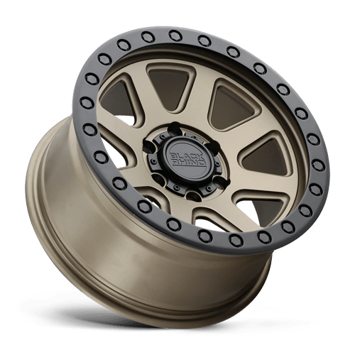 Black Rhino BAKER Matte Bronze W/ Black Ring 20x9 +12 6x139.7mm 112.1mm