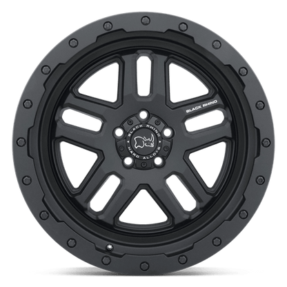 Black Rhino BARSTOW Textured Matte Black 18x9.5 +12 6x139.7mm 112.1mm