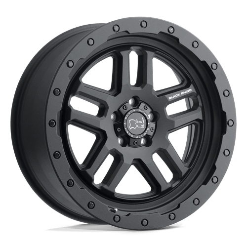 Black Rhino BARSTOW Textured Matte Black 18x9.5 +12 6x139.7mm 112.1mm