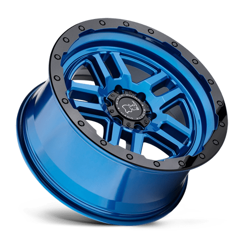 Black Rhino BARSTOW Dearborn Blue W/ Black Ring 20x9.5 +12 6x135mm 87.1mm