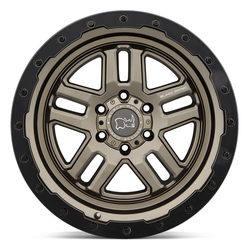 Black Rhino BARSTOW Matte Bronze W/ M-black Ring 20x9.5 +12 6x135mm 87.1mm