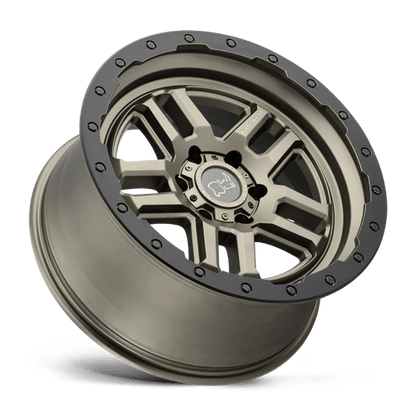 Black Rhino BARSTOW Matte Bronze W/ M-black Ring 20x9.5 +12 6x135mm 87.1mm
