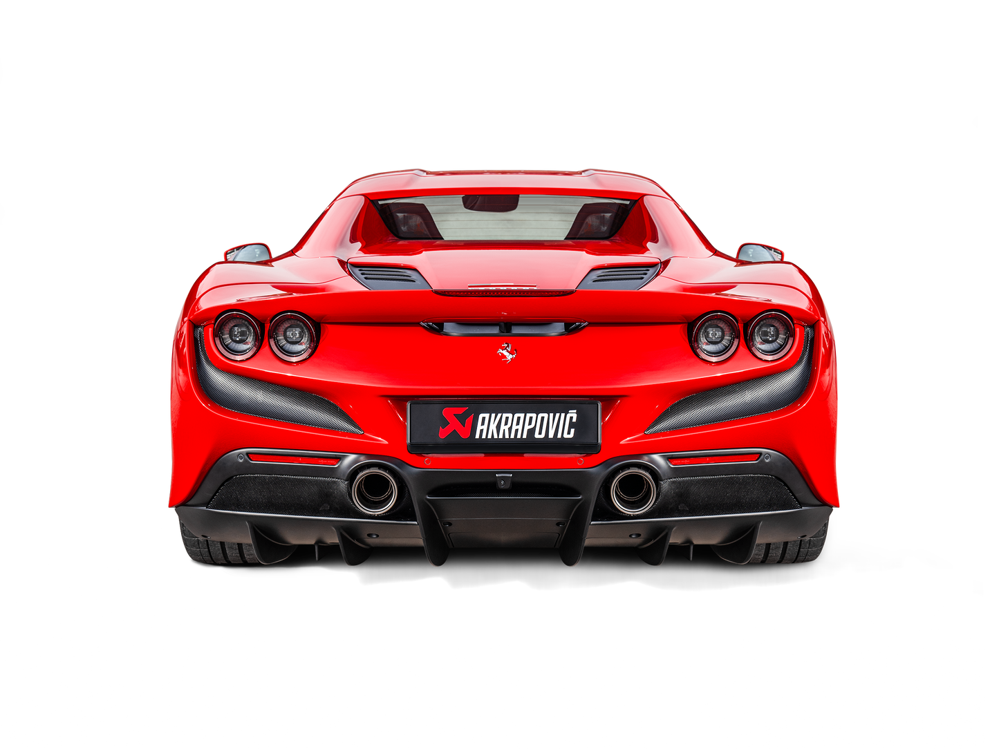 Akrapovič Evolution Line Catback Exhaust (Titanium) - 2020+ Ferrari F8 Tributo/Spider