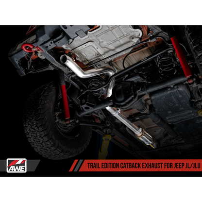 AWE Tuning 2018+ Jeep Wrangler JL/JLU 3.6L Trail Edition Cat-Back Exhaust