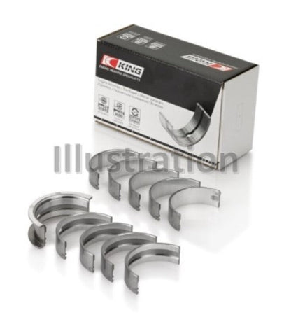 King Mini W10B16A/W11B16A Silicon Bi-Metal Aluminum Main Bearing Set - Size +0.25mm