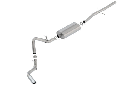 Borla 2019 Silv/Sierra C/B Exhaust Touring 1500 5.3L V8 AT 2&4WD EC STB(78.8) CC SB(69.3) 147.4 WB