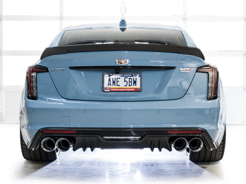 AWE Tuning 22-26 Cadillac CT5-V Blackwing SwitchPath Exhaust - Chrome Silver Tips