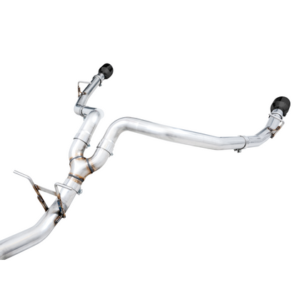AWE Tuning 19-21 RAM 1500 5.7L (w/Cutouts) 0FG Dual Rear Exit Cat-Back Exhaust - Diamond Black Tips