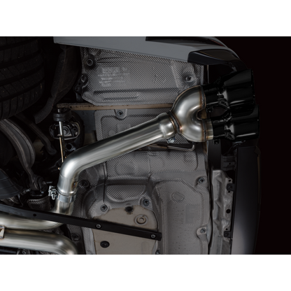 AWE Tuning 19-23 Audi C8 S6/S7 2.9T V6 AWD Track Edition Exhaust - Diamond Black Tips