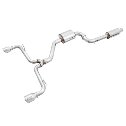 AWE Tuning Volkswagen GTI MK7.5 2.0T Touring Edition Exhaust w/Chrome Silver Tips 102mm