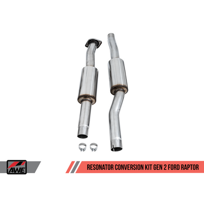 AWE Tuning 2017+ Ford Raptor Resonated Front Pipe Conversion Kit