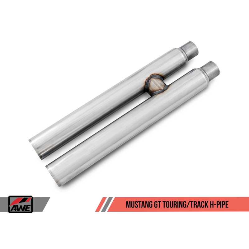 AWE Tuning S550 Mustang GT Cat-back Exhaust - Track Edition (Diamond Black Tips)