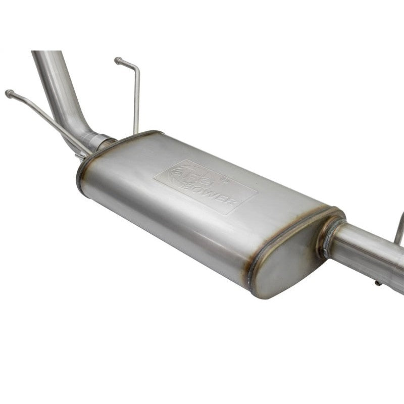 aFe MACHForce XP Cat Back SS Exhausts  Black Tips 05-12 Toyota Tacoma L4-2.7L