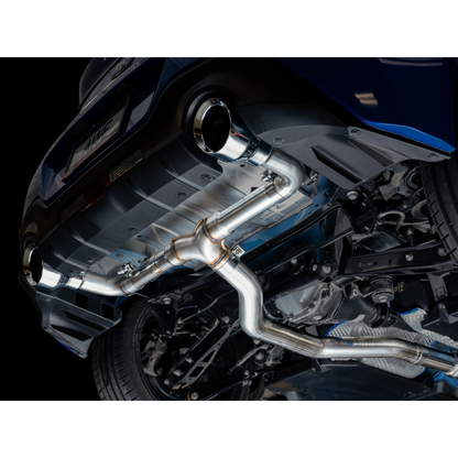 AWE Subaru BRZ/ Toyota GR86/ Toyota 86 Track Edition Cat-Back Exhaust- Chrome Silver Tips