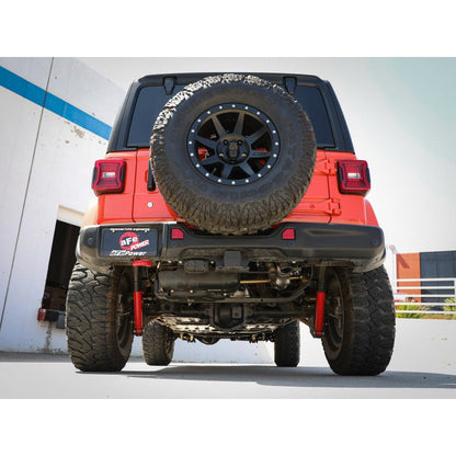 aFe 20-21 Jeep Wrangler (JL) Large Bore-HD 3 IN 304 Stainless Steel DPF-Back Hi-Tuck Exhaust System