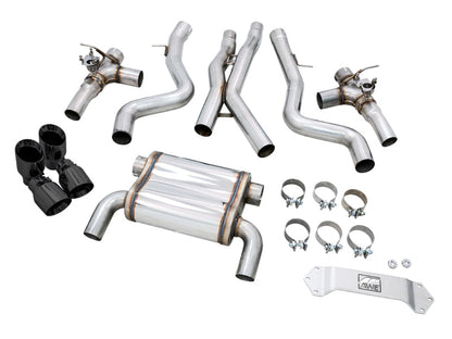 AWE Tuning BMW F8X M3/M4 SwitchPath Cat-Back Exhaust - Diamond Black Tips