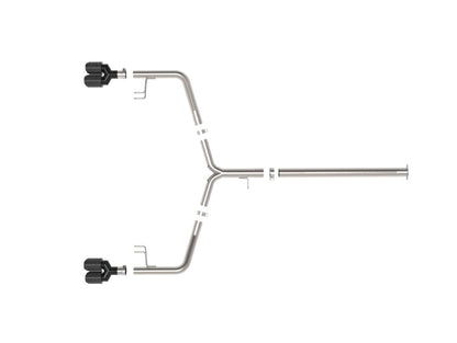 aFe Takeda 21-24 Kia K5 GT L4-2.5L (t) SS Axle-Back Exhaust System w/ Carbon Fiber Tips