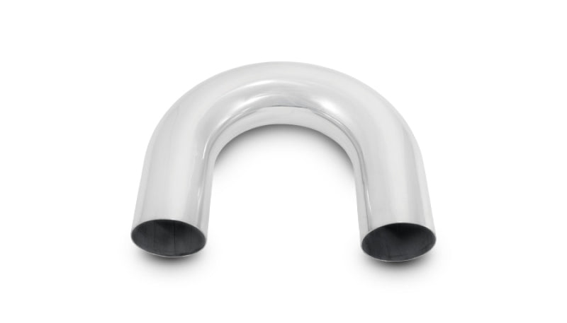 Vibrant 2.75in O.D. Universal Aluminum Tubing (180 degree Bend) - Polished