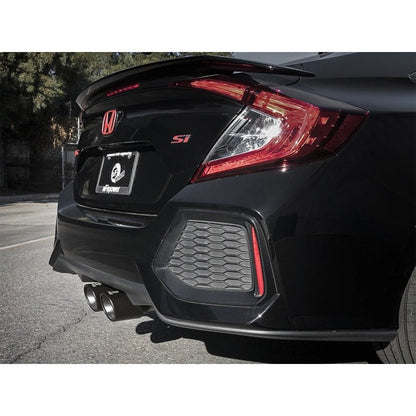 aFe Takeda 3in 304 SS Cat-Back Exhaust System w/ Black Tips 2017+ Honda Civic Si (4dr) I4 1.5L (t)