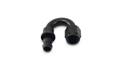 Vibrant -4AN Push-On 180 Deg Hose End Fitting - Aluminum