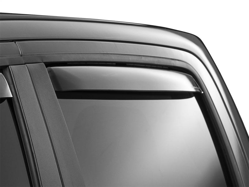 WeatherTech 19-23 Dodge RAM 1500 CC (Incl. 21-23 TRX) Rear Side Window Deflectors - Dark Tint