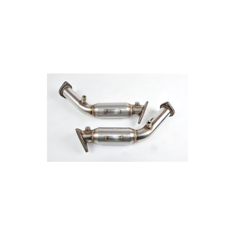 Berk Technology 370Z / G37 Resonated Test Pipes w/CEL fix Test Pipes