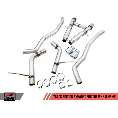 AWE Tuning 2020 Jeep Grand Cherokee SRT Track Edition Exhaust - Chrome Silver Tips