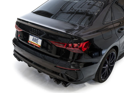 AWE Tuning 22-24 Audi 8Y S3 Touring Edition Exhaust - Diamond Black Tips